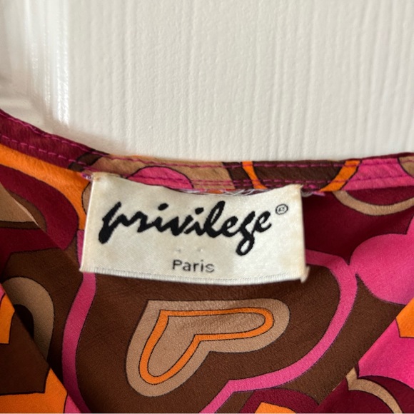 Vintage 90s Heart Print Slip Dress - Picture 4 of 5